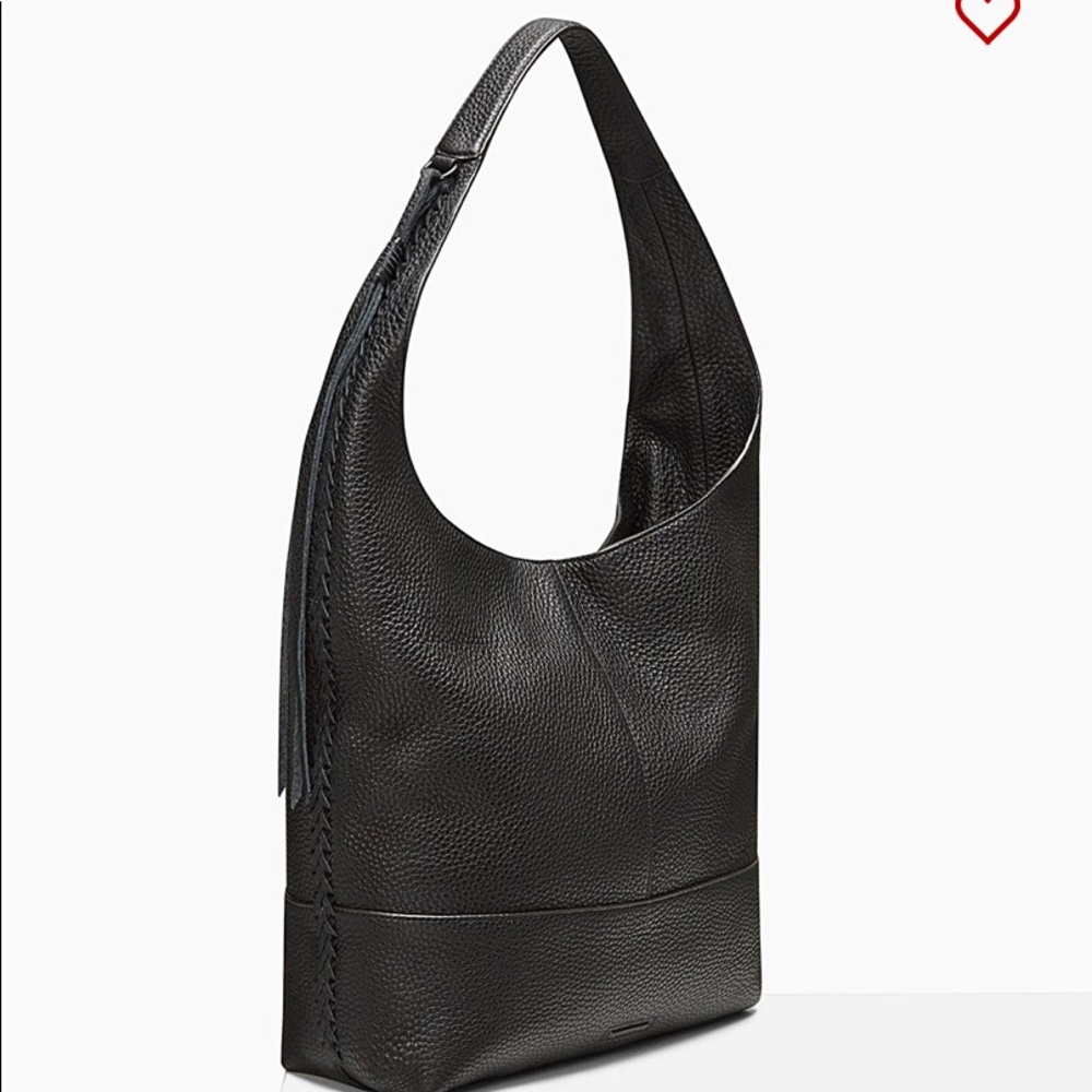 Unlined Slouchy Hobo With Whipstitch